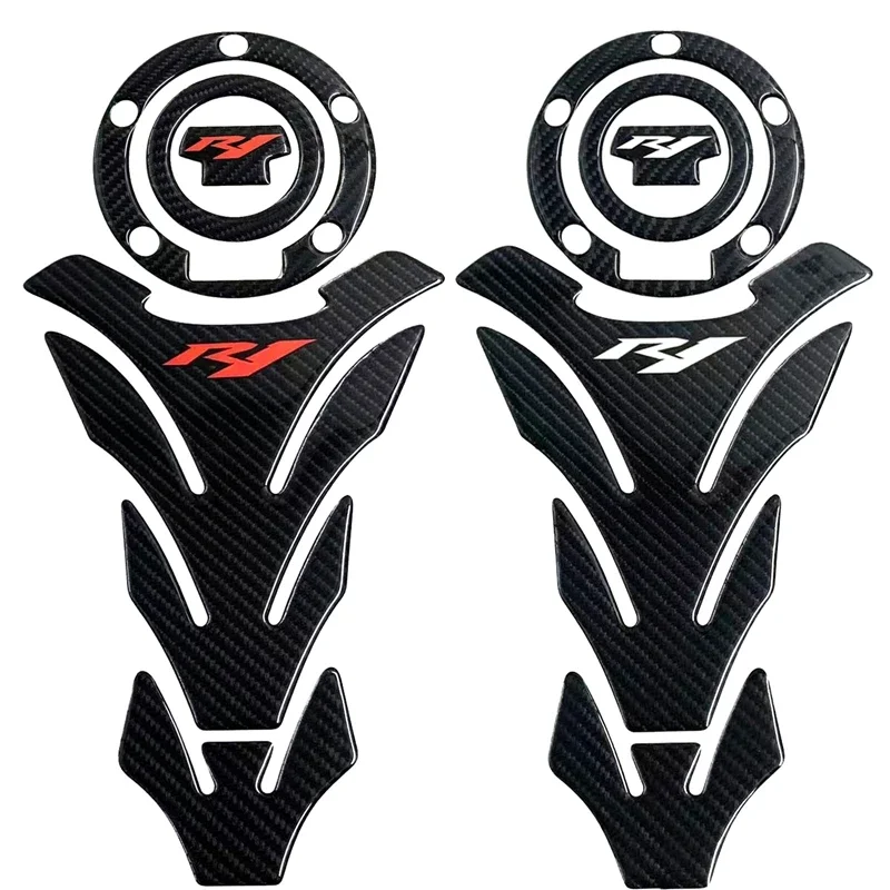 Suitable For  YZF-R1 YZFR1 YZF R1 2007 08 0910 11 12 13 14 Fuel Tank Cover Sticker R1 Logo Fuel Tank Gasket