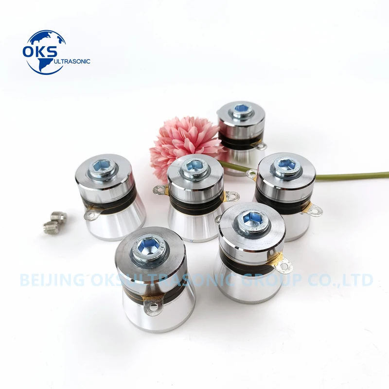 40KHZ 60W PZT4 بالموجات فوق الصوتية للماء بالموجات فوق الصوتية للغسالة بالموجات فوق الصوتية