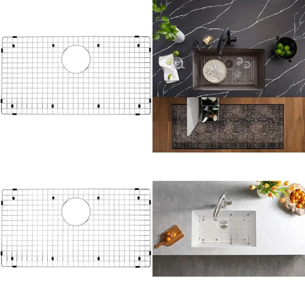 

Single Bowl Kitchen Sink Strainer Grid