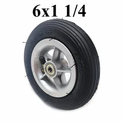 6 Inch 6x1 1/4 Inner Outer Tyre  6*1 1/4 Inflation Wheel Wheelchair Pneumatic Gas Mini Electric Scooter Parts