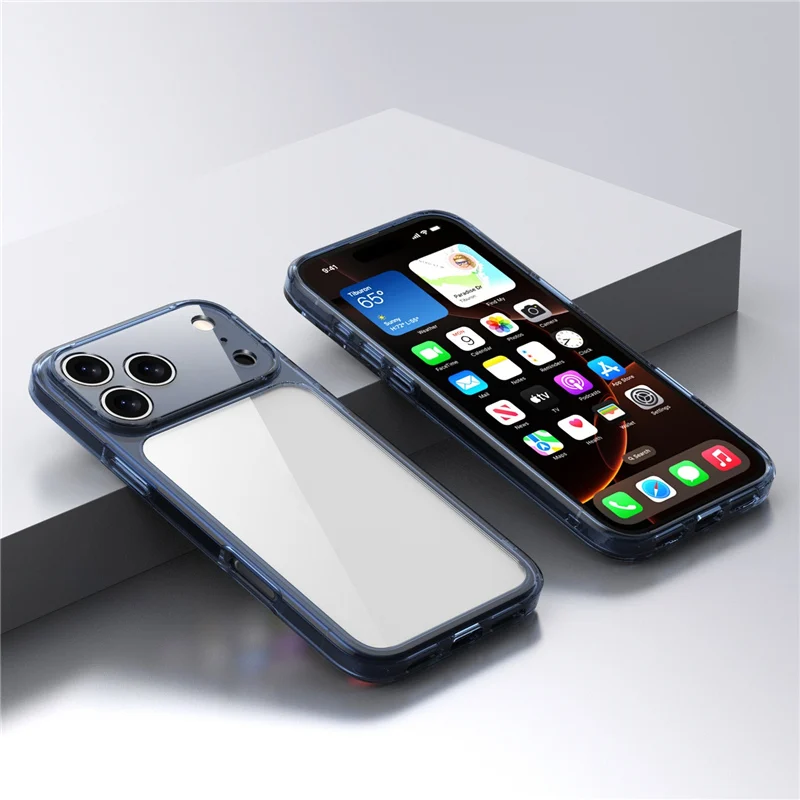 Luxe Transparante Stootvaste Case voor iPhone 17Air 17 17Pro 17Pro Max Transparante Hybride TPU+PC Beschermende Harde Achterkant Cover
