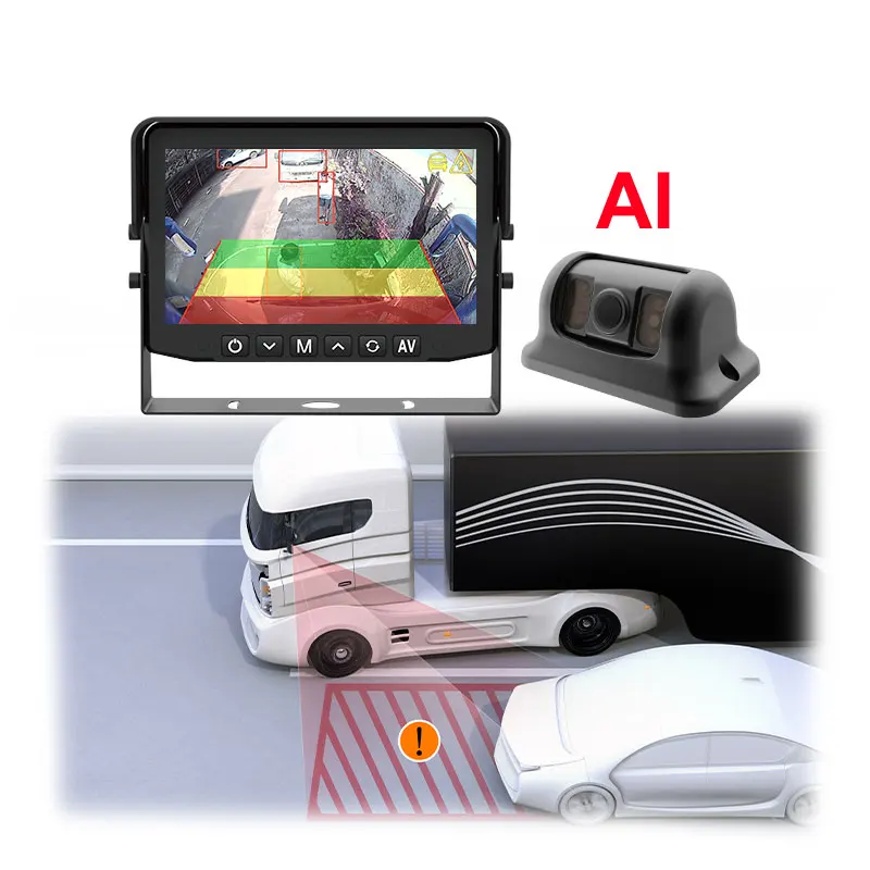 AI Alarm Warning Driver Alerts Collision Avoidance Blind Spot Detection Truck Backup Camera