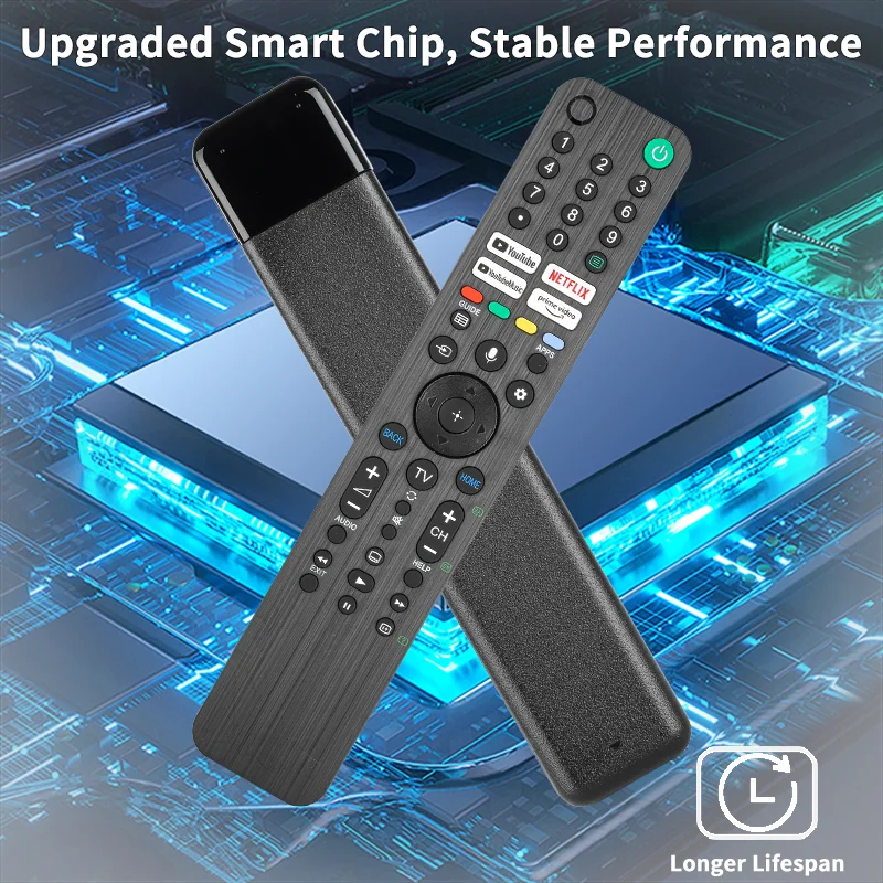 RMF-TX520P For Sony Voice Remote Control Compatible With Sony TV XR-75Z9J XR-85Z9J XR-50X90J XR-50X94J XR-55X90J XR-55X94J XR-65