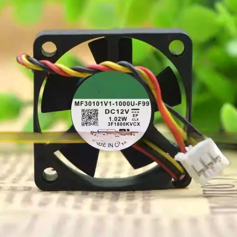 

5pcs New CPU Cooling Fan For SUNON MF30101V1-1000U-F99 3010 12V 1.02W 3cm Cooling Fan