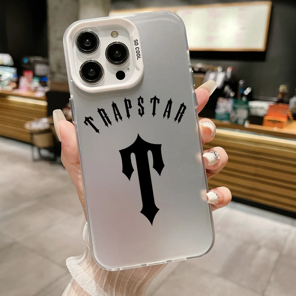 Cases for Phone Accessories Trapstars 15 Pro Max Cases For IPhone 16 15 14 13 12 11 Pro Max X XR XSMAX 8 7 Plus Matte Back Cover