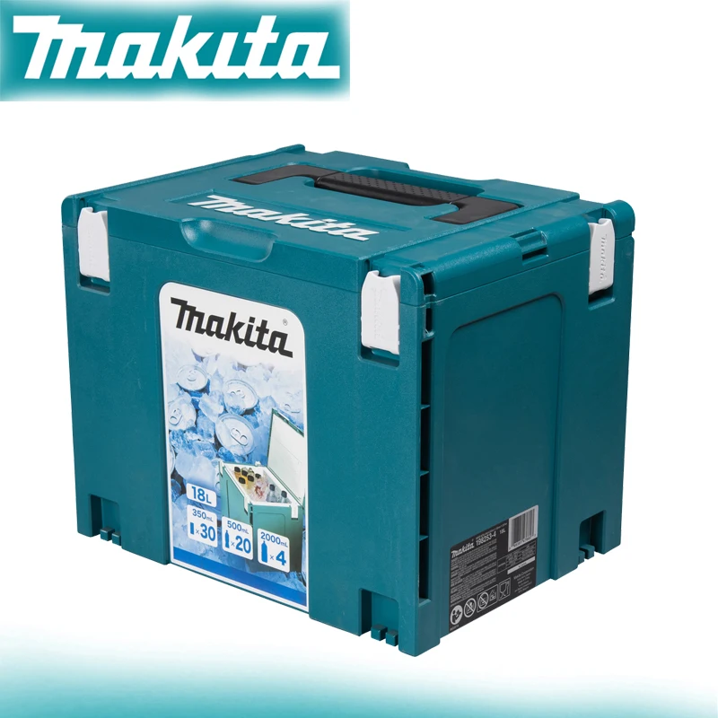 

MAkita 198253-4 Makpac coolbox Nr 4 20mm Insulation Optimal Performance Portable 18L High-capacity Coolbox