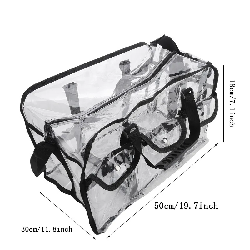 Men\'s Women\'s Cosmetic Bag Transparent Waterproof Large-Capacity Lipstick Toiletries Organizer Makeup Bag