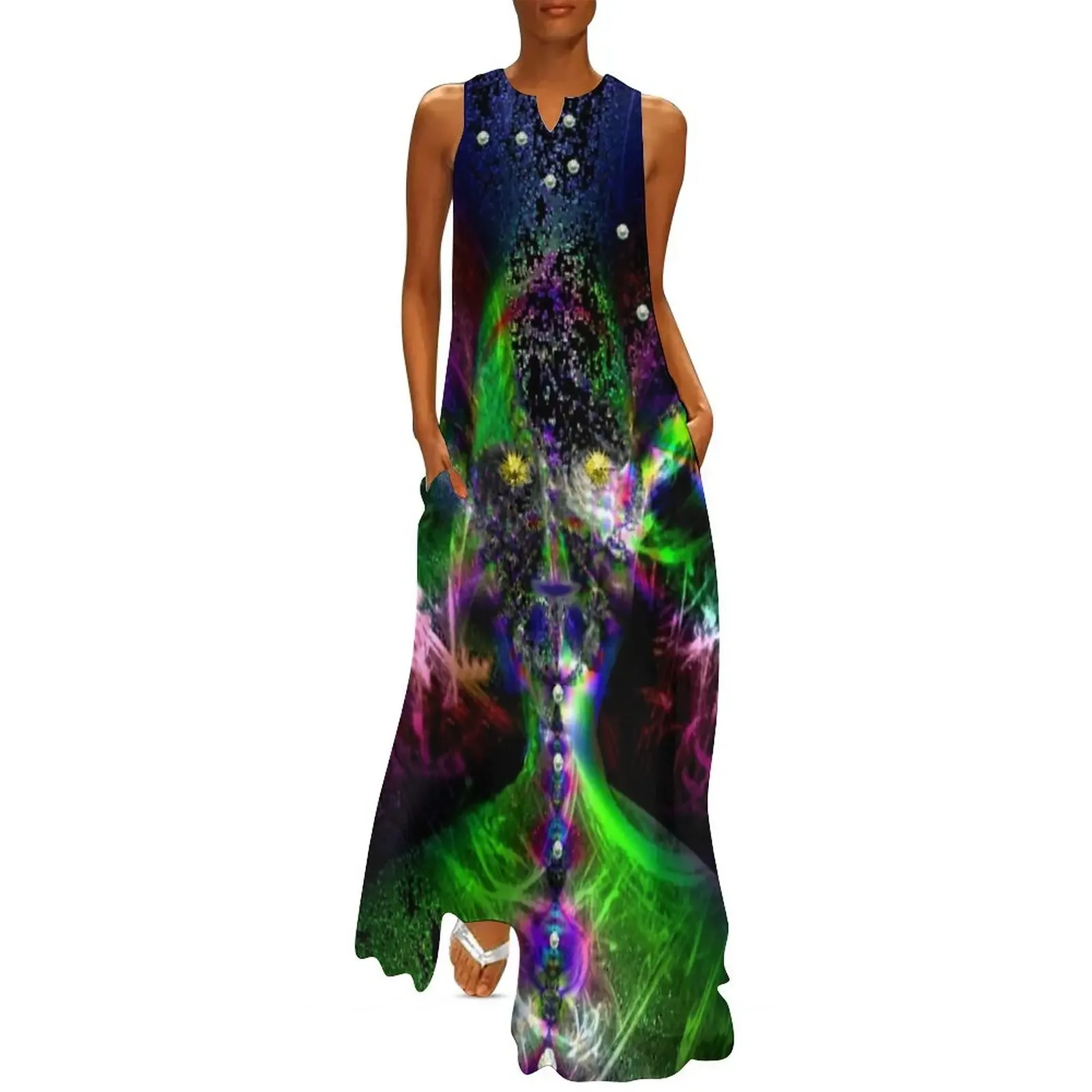 

Lucy In The Sky With Diamonds Long Dress dresses korean style women's summer clothing 2025 chic and elegant evening dress Dress