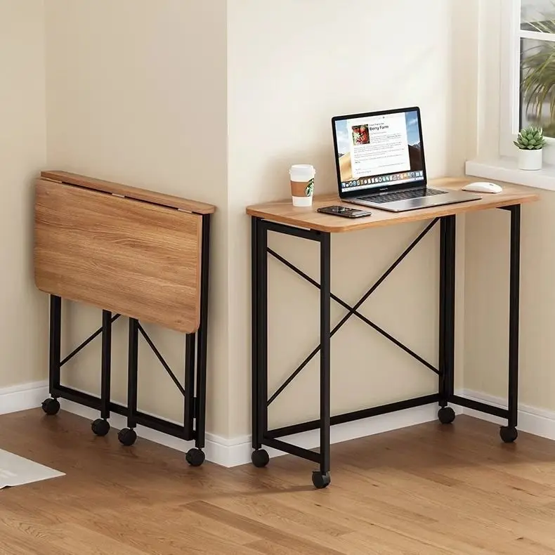 Removable folding desk Bedroom Bedside Home Student Office Learning Computer Writing Desk Rental House Table