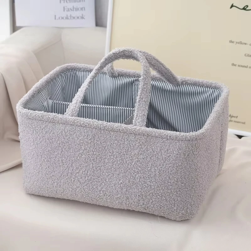 ​ Tragbare Handtasche Multifunktionale Baby Produkte Organizer Korb Große Kapazität Reise Mama Tasche Windel Tasche Verdicken Lagerung Tasche