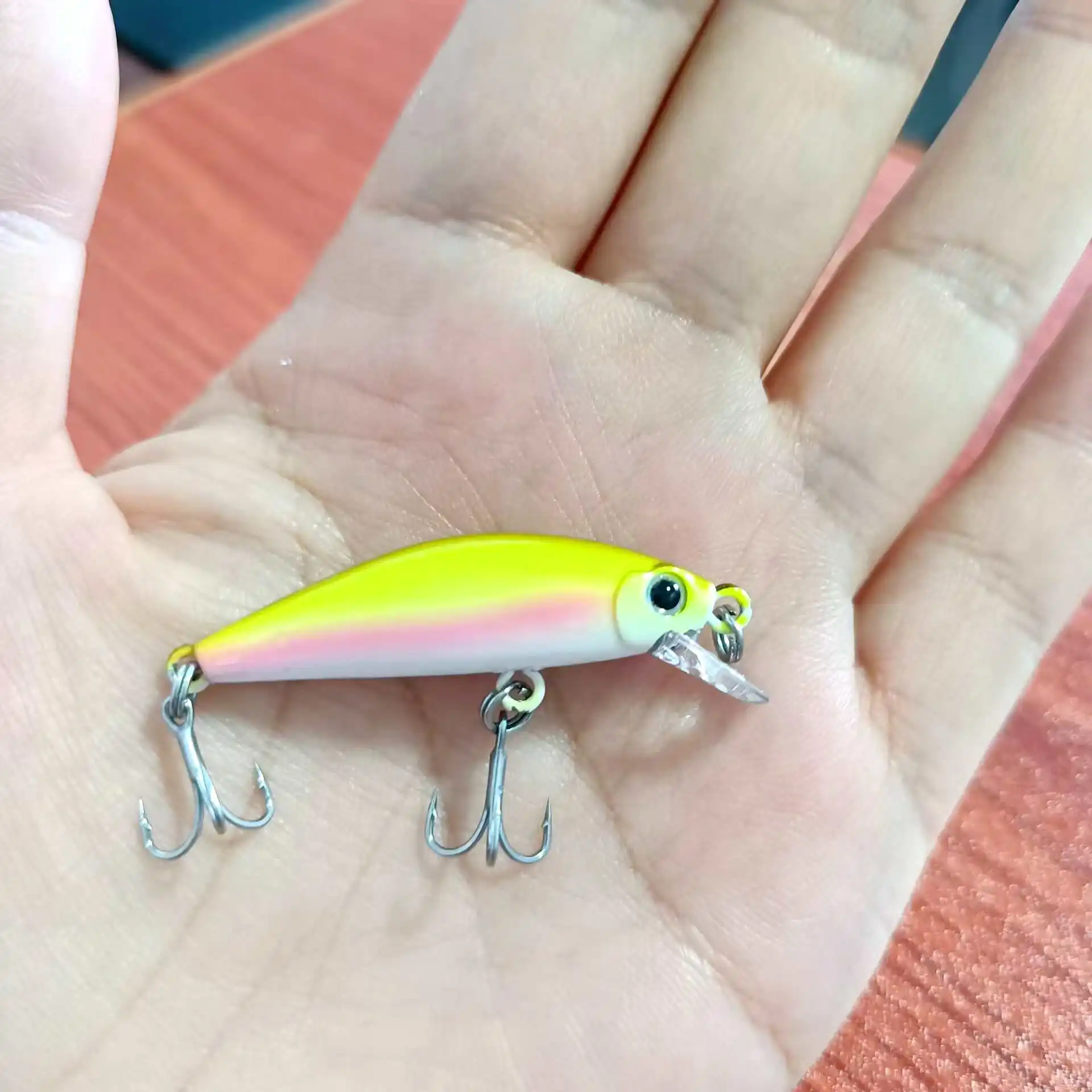 Duoduoyu Señuelo Jerkbait Hundido para Trucha y Lubina