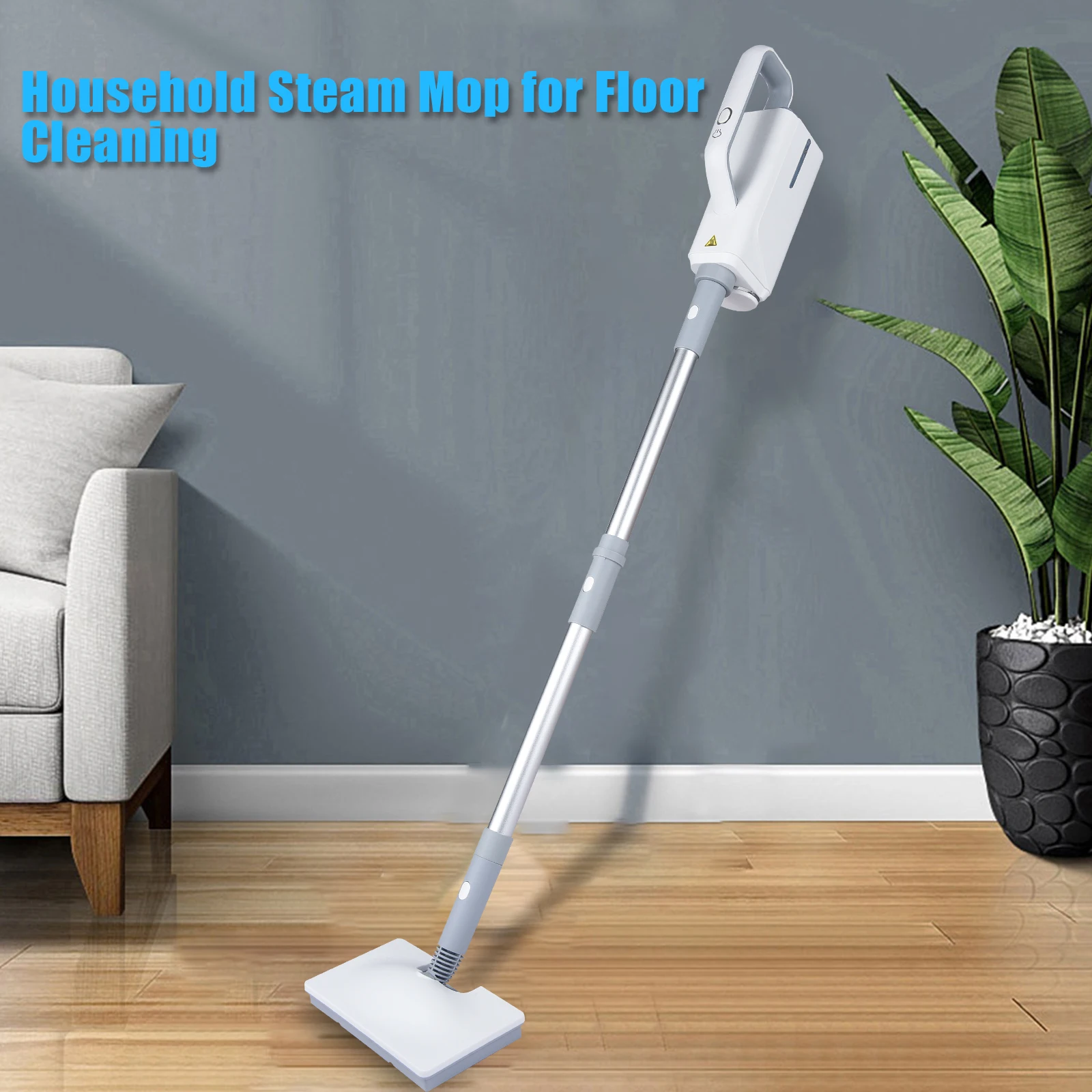 Steam Mop for Floor Cleaning Detachable Handheld Steamer 370ml Water Tank Window Cleaner Clothes Ironing Head Steam Cleaner