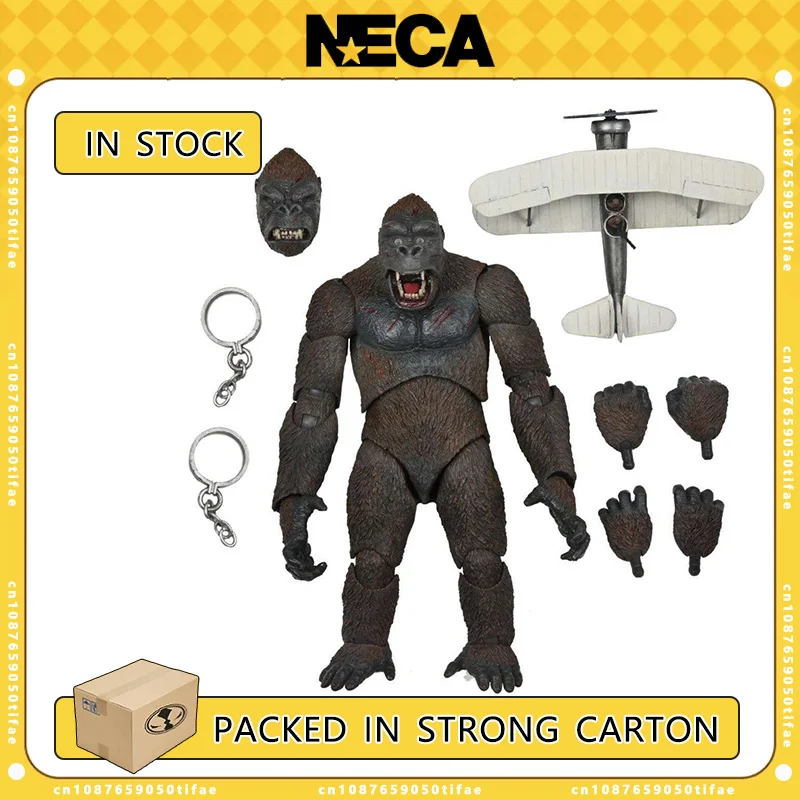 NECA Toys Gorilla King Kong Skull Island 7 'фигурки оригинальная кукла модель гаражные коллекционные наборы Gif украшения Figura GK