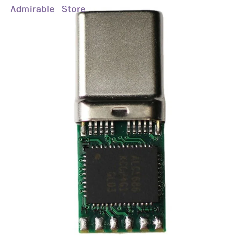 wALC5686 Chip Type-C Digital Audio Headphone Plug DAC Decoding Connector Adapter