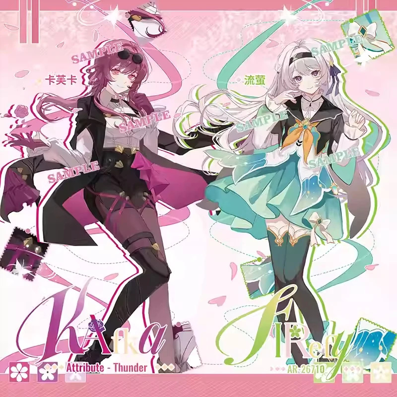 

Аниме Honkai: Star Rail Firefly Kafka значок кулон Polaroid открытки косплей костюм игровая коллекция Рождественский подарок на день рождения