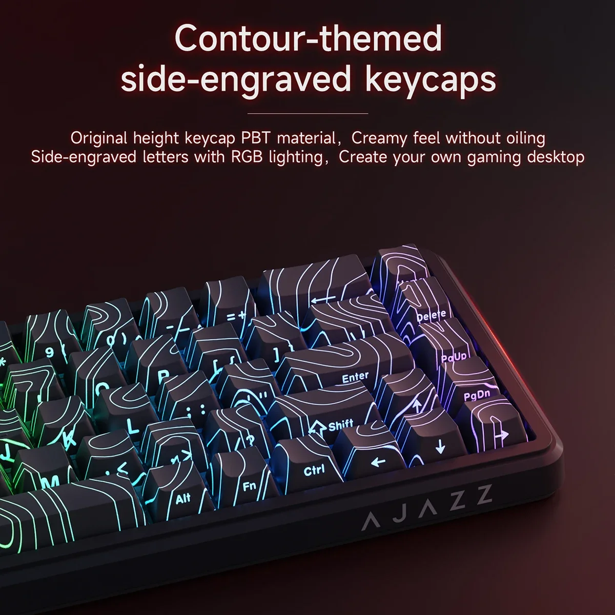 AK680 Compact Magnetic Shaft Keyboard Latency of just 1ms Magnetic Shaft Keyboard for Gamers