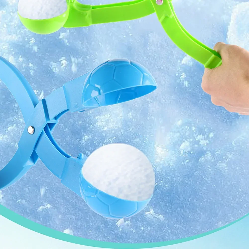 1pc Snowball Maker Clip Creative Heart Snowflake Duck Shape Snow Sand Mold Tool Winter Outdoor Fun & Sports Toy for Kids Adult
