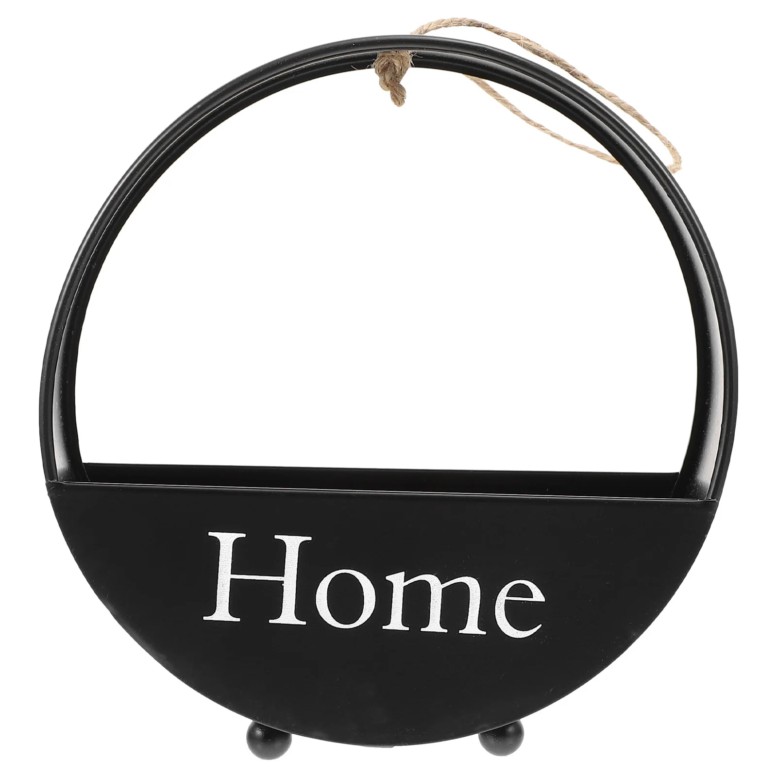 

1pc Wall Hanging Flowerpot Simple Round Iron Craft Plant Container For Indoor Plants Succulents Cacti Hanging Flower Pot Garden