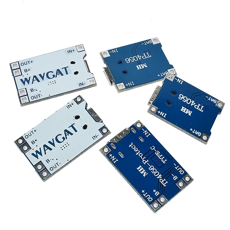 Placa de módulo de carga TP4056 18650 1A batería de litio y protección integrada protección contra sobrecorriente interfaz MICRO/MINI