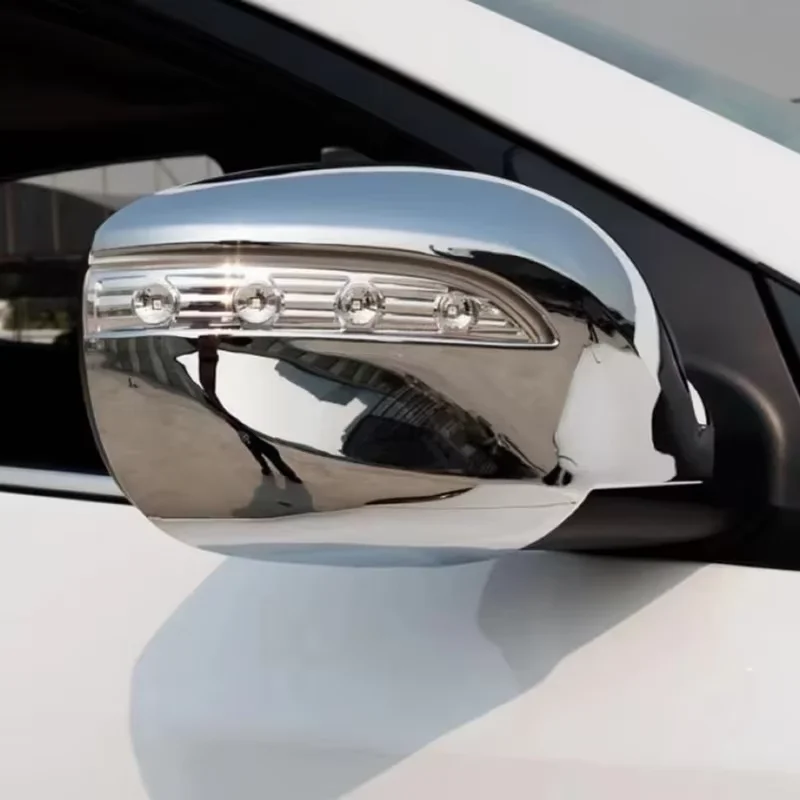 Car Rearview Side Mirror Cover Wing Cap Sticker  Fit For Hyundai Tucson IX35 2010-2015 Exterior Door Rear View Case Trim Chrom