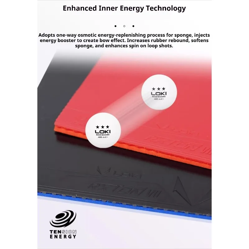 

Оригинальный LOKI RXTON 7, резиновая ужинка для настольного тенниса, липкий резиновый лист для пинг-понга с губкой Kunlun высокой плотности, резина RXTON VII