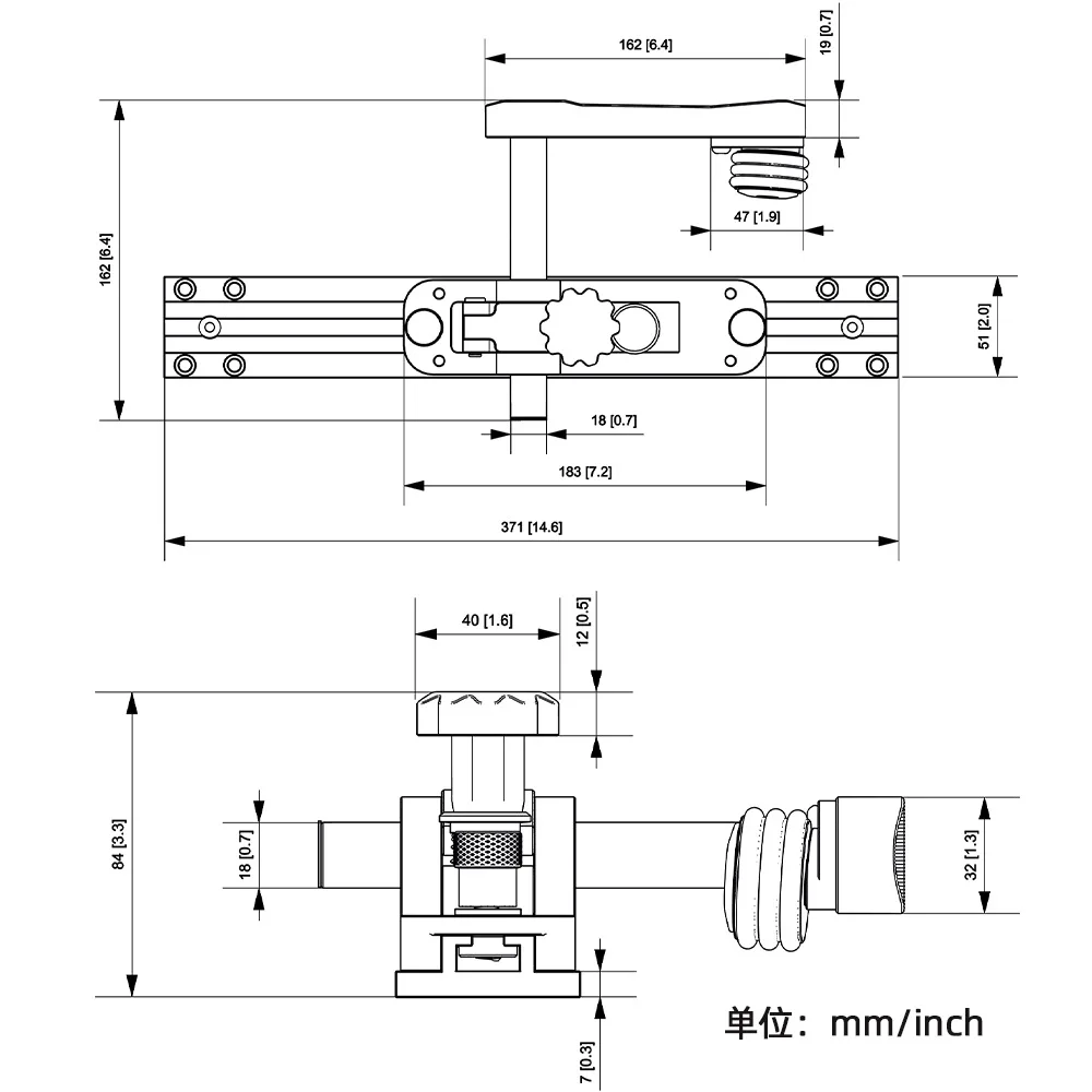 Woodworking Multi-function Adjustable Press Guide Wheel Tool