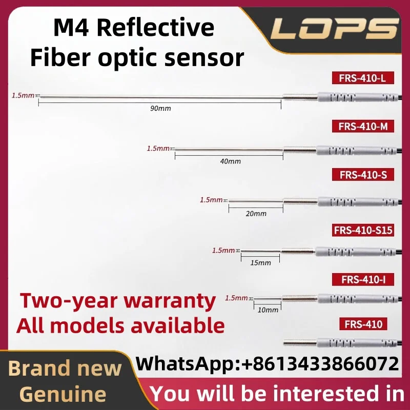 FRS-410 FRS-410-S5 FRS-410-I FRS-410-S15 FRS-410-S FRS-410-M FRS-410-L New original RIKO M4 reflective fiber optic sensor