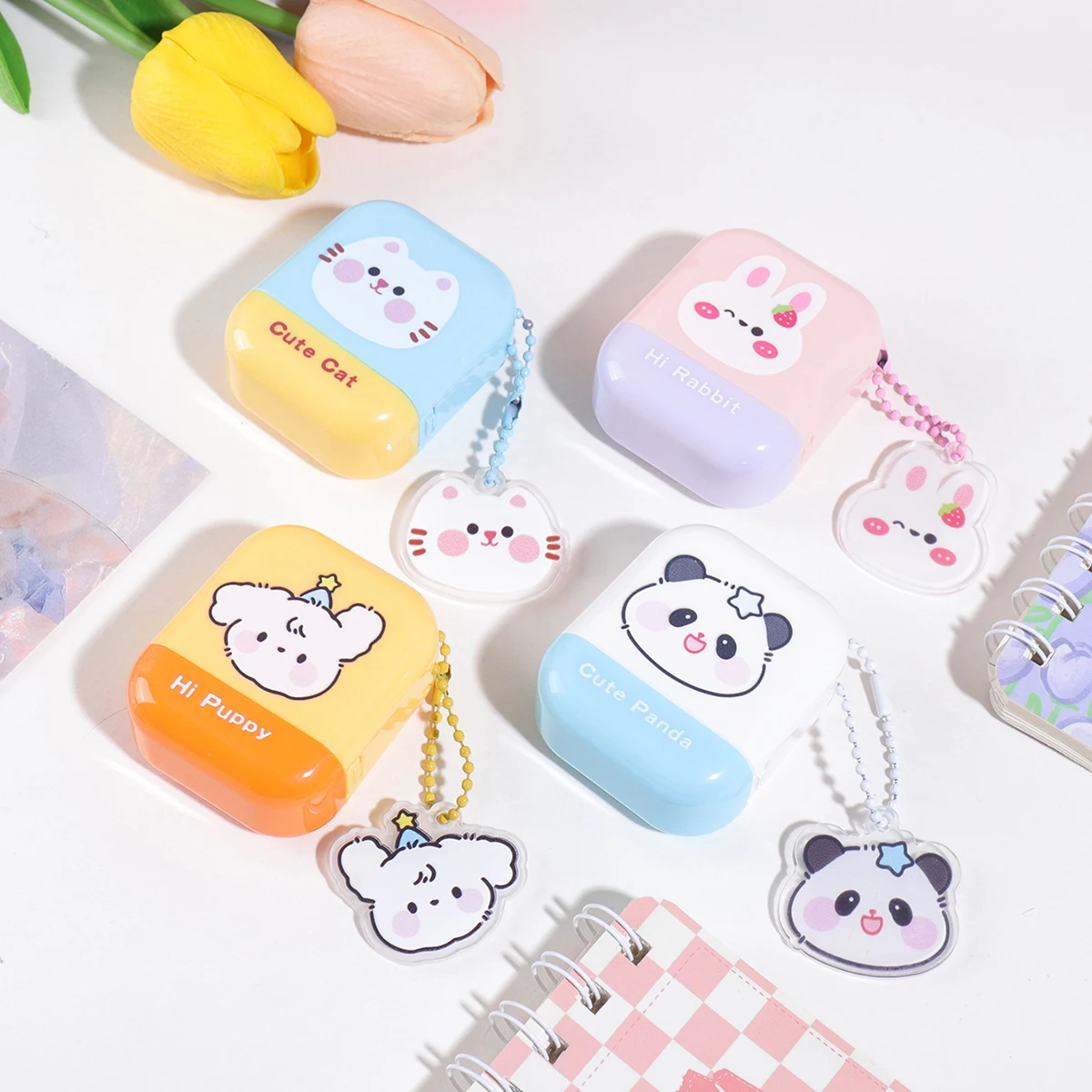 

Cartoon Custom Kids Name Stamp Signature Personalized Name Seal Kindergarten Clothes Label Cute Pendant Customized Text Stamp