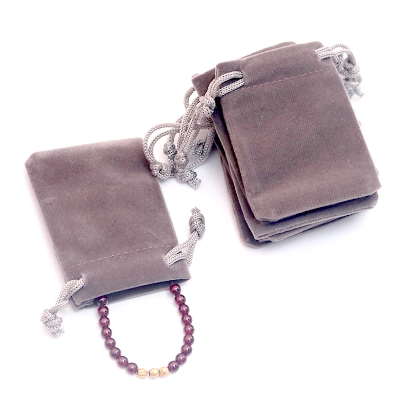 8*10cm high quality velvet jewelry bag bangle packaging bracelet storage drawstring pouch
