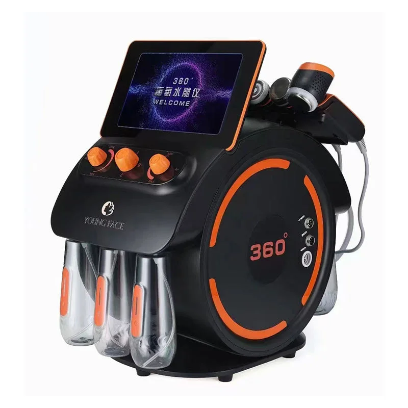 

Лидер продаж, портативная камера 360, видимая машина для удаления черных точек, кислородный пузырьковый аппарат, кристаллическая микродермабразия, машина для лица