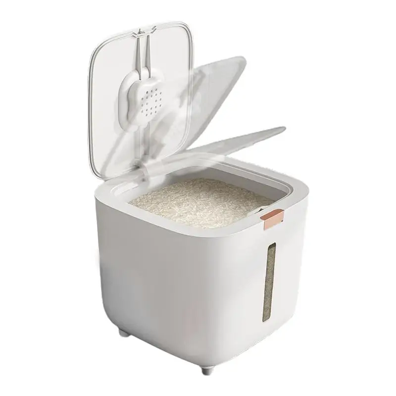 

Flour Container Rice Storage Dry Food Storage Pet Food Dispenser Airtight Leak Proof Storage Boxes Kitchen Storage Container