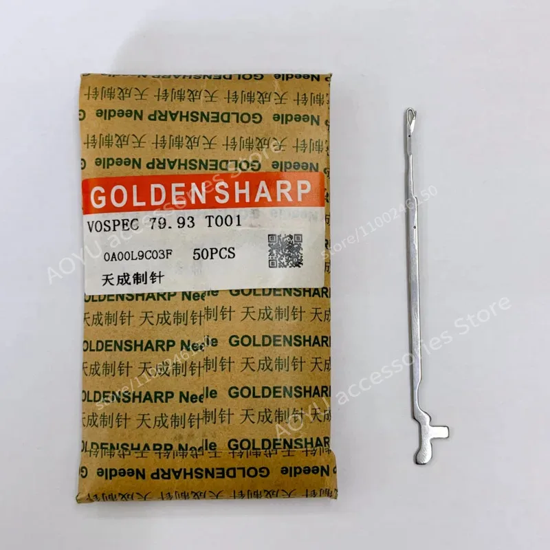 250 Agulhas Douradas SHARP VOSPEC 79.93 T001 9G para Máquinas de Tricô Chinesas SHIMA SEIKI