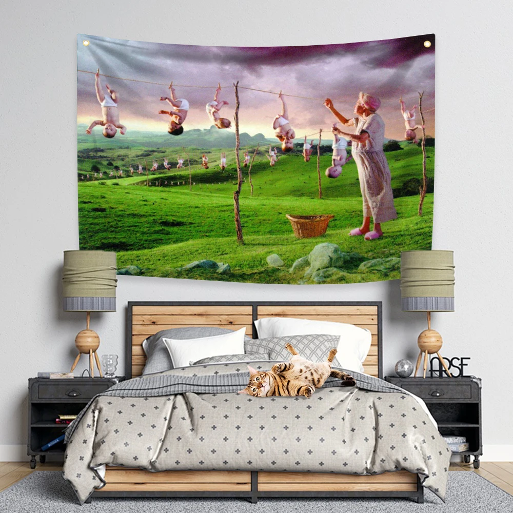 M-Megadeth Heavy Metal Rock Band Tapestry Banner Flag Club Bar Wall Hanging Tapestries Aesthetic Bedroom Decoration Art Posters