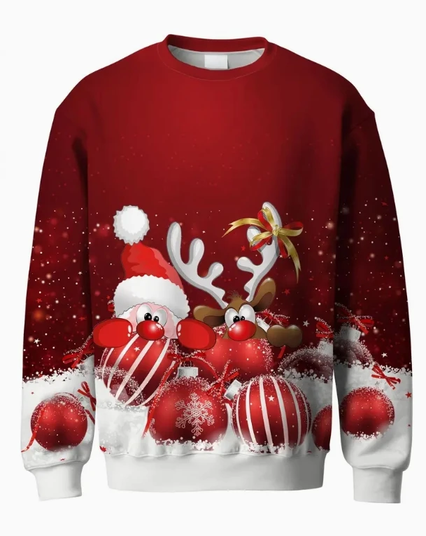 

Psychedelic Mushrooms 3D Printing Sweatshirts Colorful Mushrooms Graphic Round Neck Hoodies Vintage Menc Clothing Sweatshirt Top