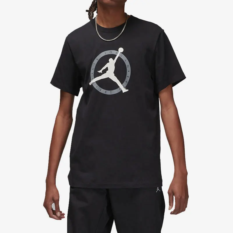 

Nike genuine JORDAN men's sports training and fitness round neck short sleeved T-shirt DV8437-010