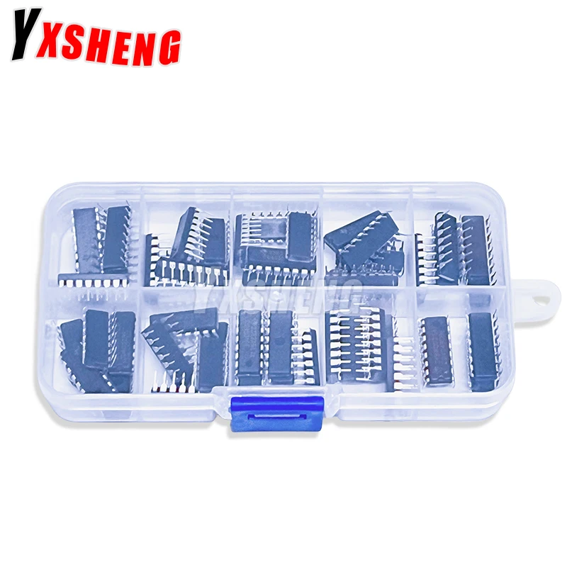 50PCS Integrated Circuit Counter/Divider Combination KIT CD4031 CD4033 CD4035 CD4047 CD4045 CD4049 CD4050 CD4051 CD4052 CD4053