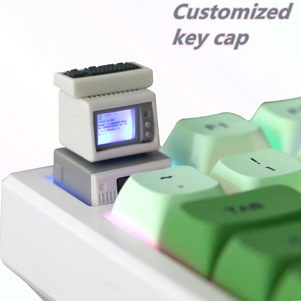 Custom IBM Keyboard Keycaps Customized Retro Keycap For Mechanical Classic Cute Key Cap Suit Button Personalized Max Keycaps