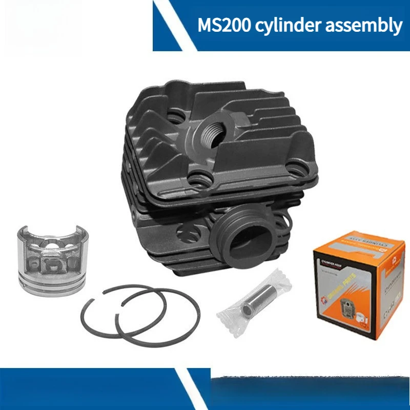

Suitable for Stihl MS200 cylinder set MS200T cylinder barrel MS200Z MS200T-Z MC-200 cylinder set