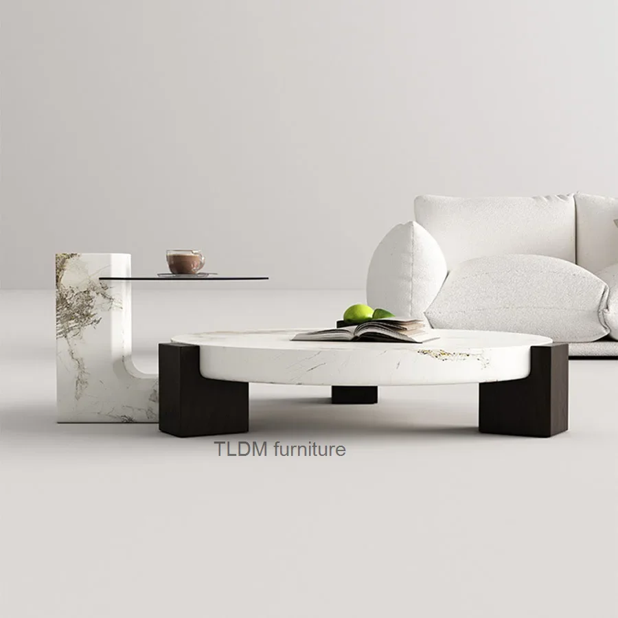 

Elegant small table, coffee, luxury, universal storage, glass, marble, vintage, Italian art design, tabletop, furniture