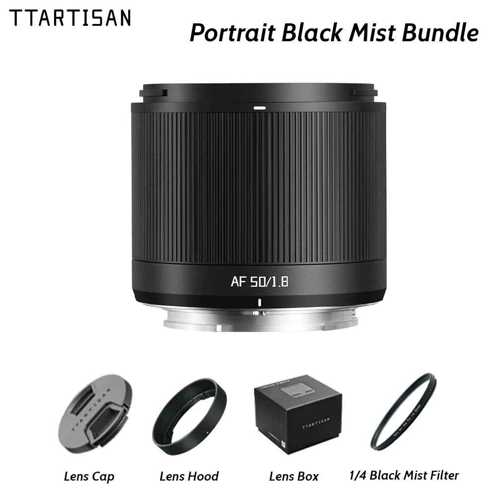 TTArtisan 50mm F1.8 NEO Vollformat Autofokus AF Objektiv für Spiegellose Kameras Sony E FE Nikon Z Leica Sigma Lumix L-Mount A7C A7R Z6 Z7