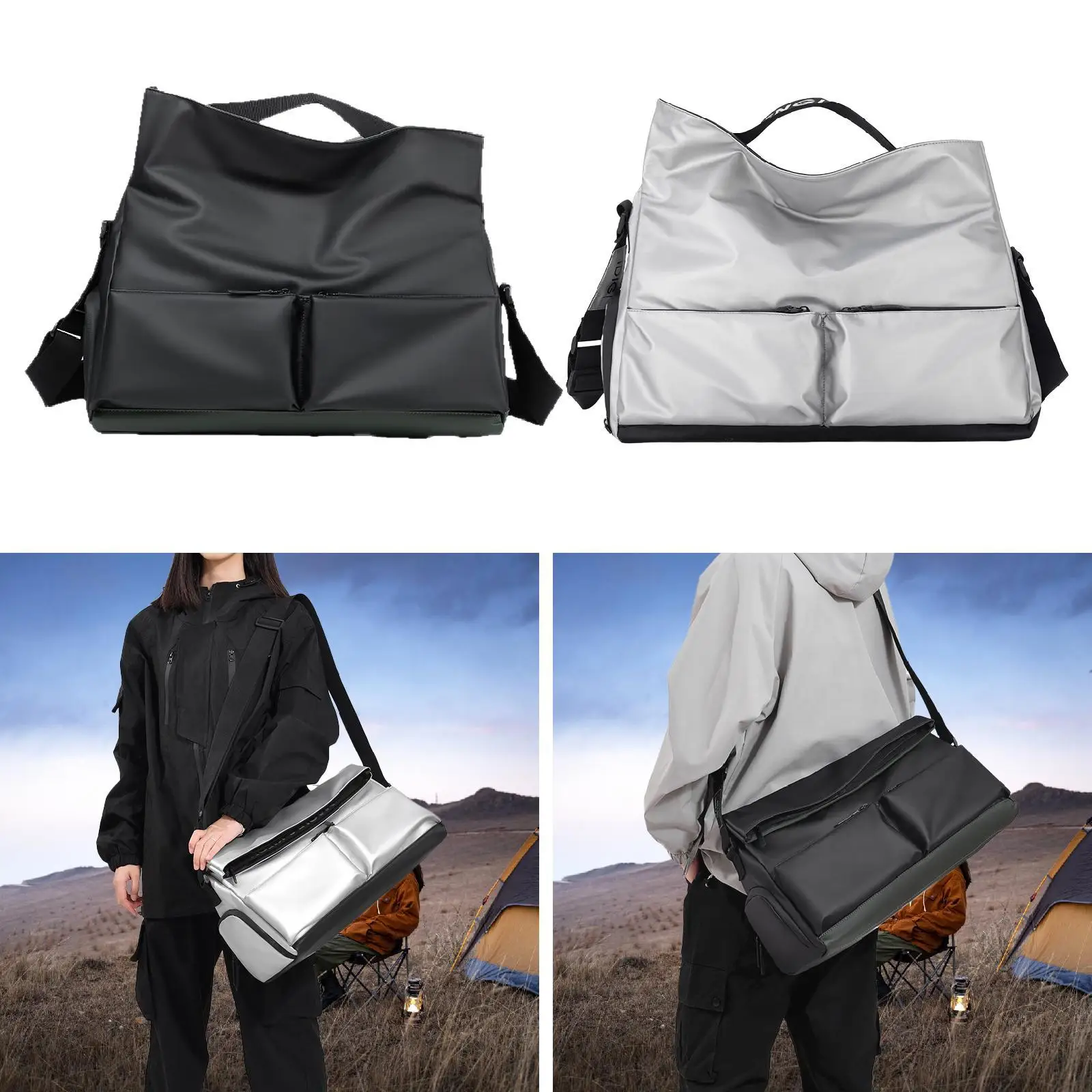 체육관 가방 핸드백 방수 경량 여성용 남성용 여행 더플 백 여행 운동 스포츠 수영을위한 크로스 바디