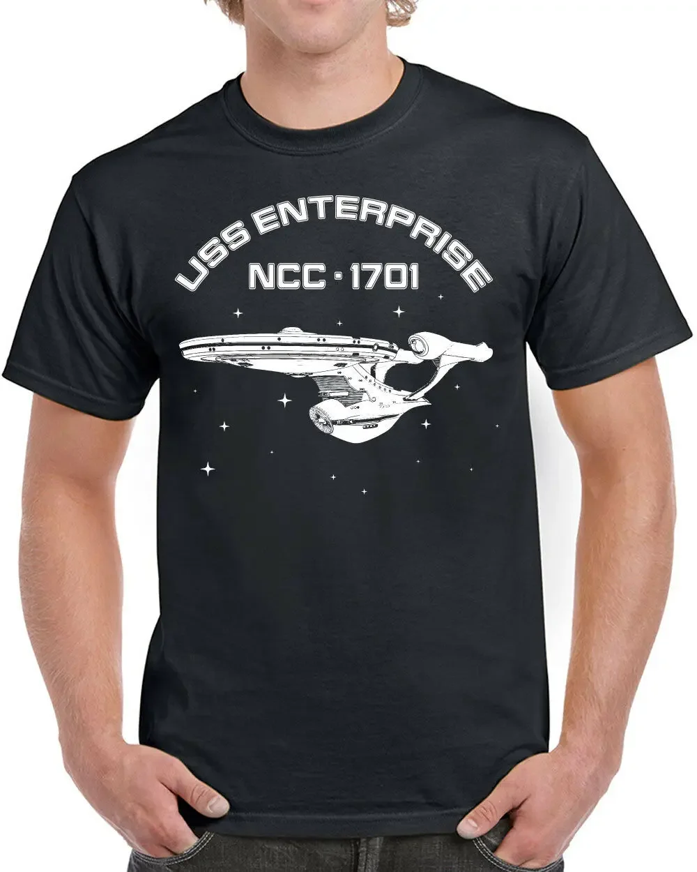 606 Uss Enterprise camiseta para hombre Star Geek Nerd Trek Kirk Spock Capitán Space 2019 camiseta Unisex de moda