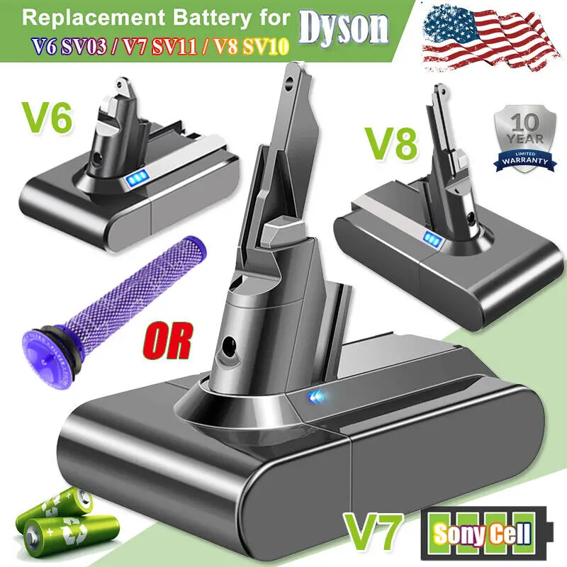 21700 battery for Dyson V8 V7 V6 V10 series YH5 for DYSON v8 accessories