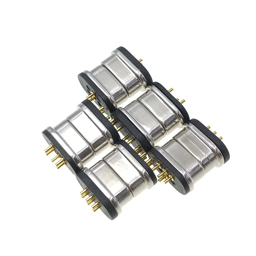 5V 2A 2Pin 3Pin 4Pin 5Pin 6Pin spacing 2.54mm DC Magnetic Pogo Pin Connector Pogopin Male Female Spring Loaded DC Power Socket