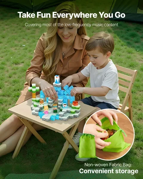 Blocos magnéticos 150 PCS Glacier Castle Set STEM Montessori Brinquedos sensoriais