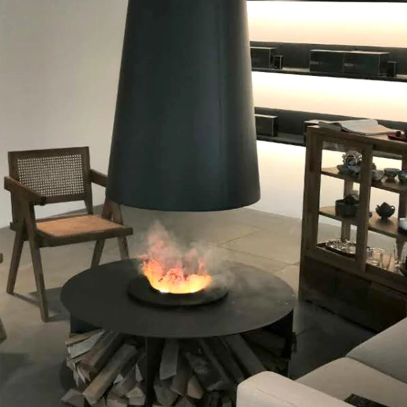 

【Hot】Lowest Price Shipping To Door Round Shape Diameter 500mm 3D Water Steam Fireplace