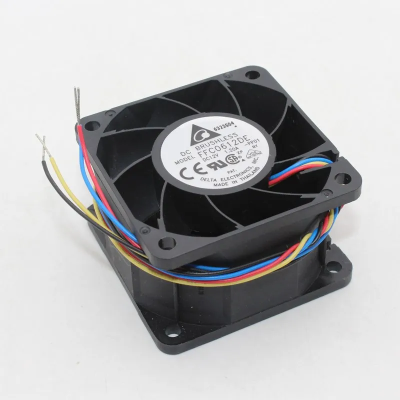 

FFC0612DE For Delta 6038 12V 0.78A 6CM 60mm Server 4-Wire PWM Chassis Cooling Fan