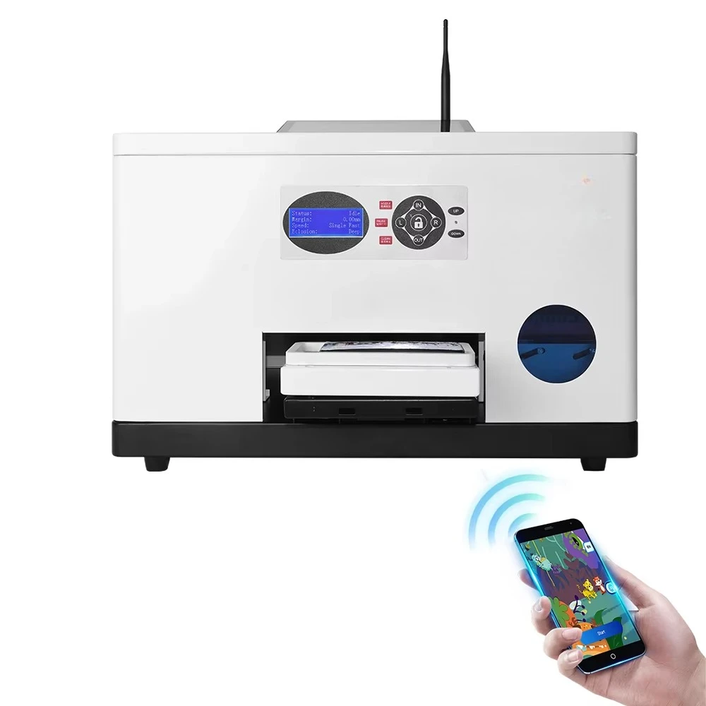 ✓For Refinecolor Phone  Printer XP600 I1600 UV Printing Machine With H5 Web App Customize Mobile Cover iPhone Samsung All Brand*