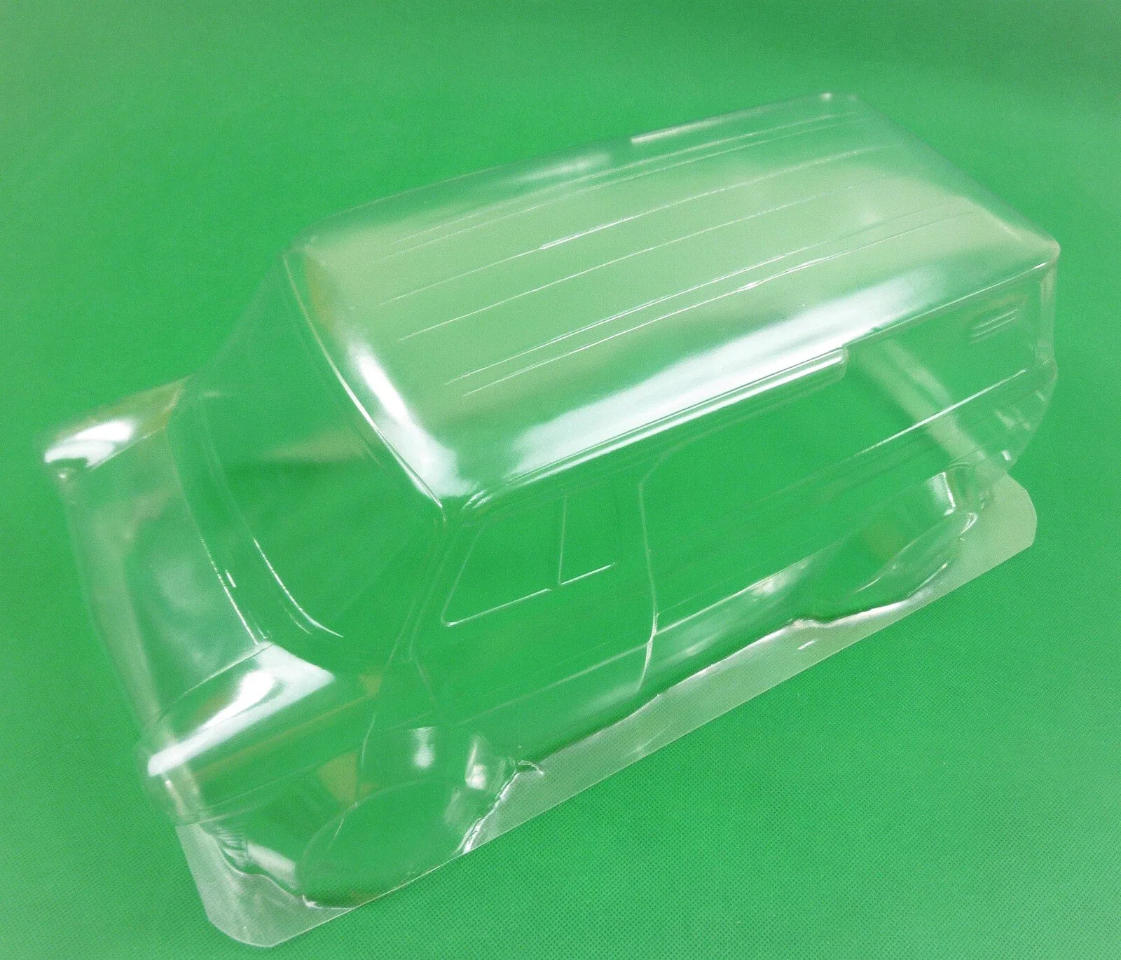 1/10 Scale Transit Super Van RC Drift Car Polycarbonate Clear Body Shell With Decals (257mm Wheelbase/190mm Width)