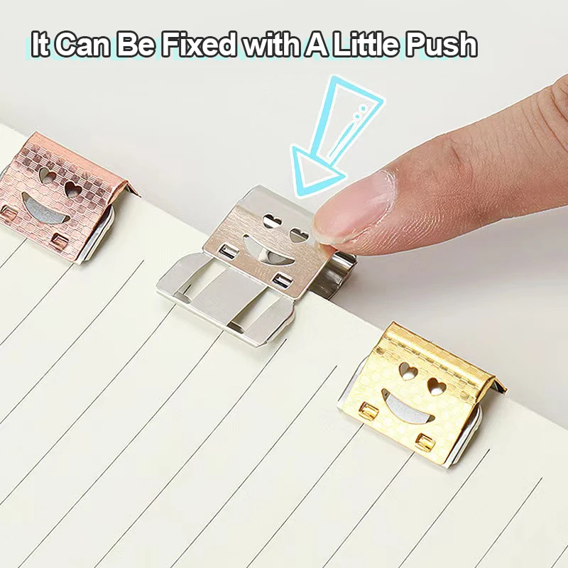 Portable Transparent Paper File Storage Clip Push Clip Student Information Classification Long Tail Clip